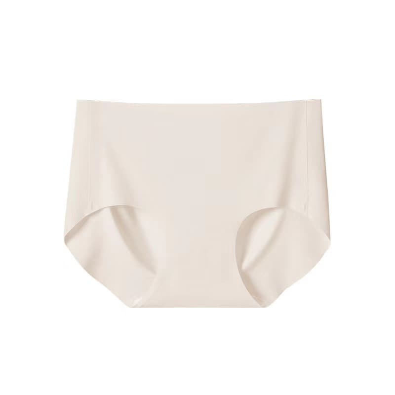 Women's Seamless Ice Silk Underwear Women's Summer Ultra-Thin Mid-waist No-Hip Peach Butt Sexy Sports Girls' Briefs 6