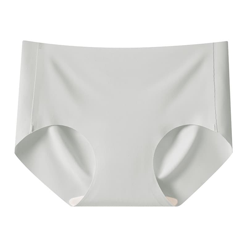 Women's Seamless Ice Silk Underwear Women's Summer Ultra-Thin Mid-waist No-Hip Peach Butt Sexy Sports Girls' Briefs 7