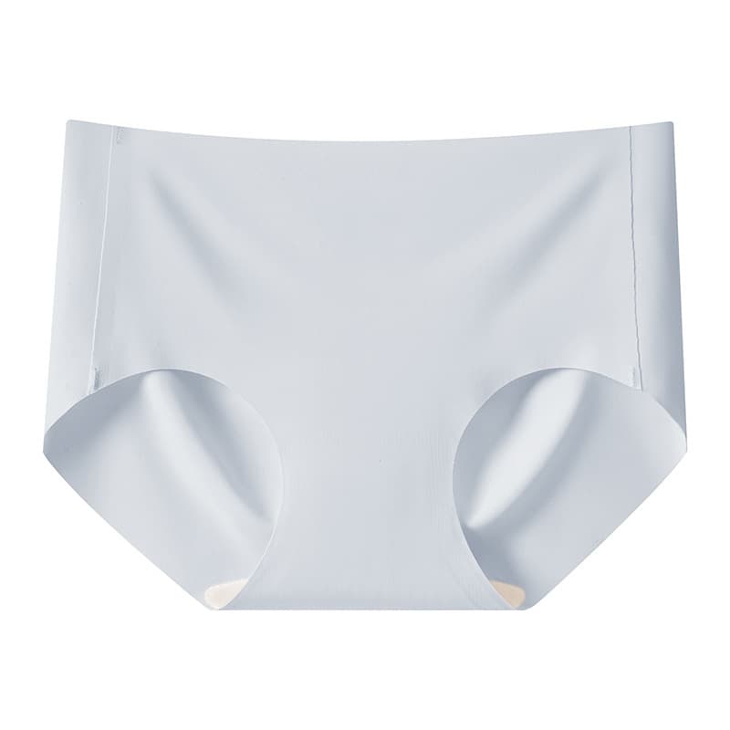 Women's Seamless Ice Silk Underwear Women's Summer Ultra-Thin Mid-waist No-Hip Peach Butt Sexy Sports Girls' Briefs 9