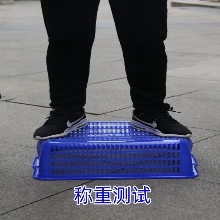 Thickened drain basket rectangular plastic basket storage basket white sorting frame plastic vegetable washing basket fruit and vegetable basket 3