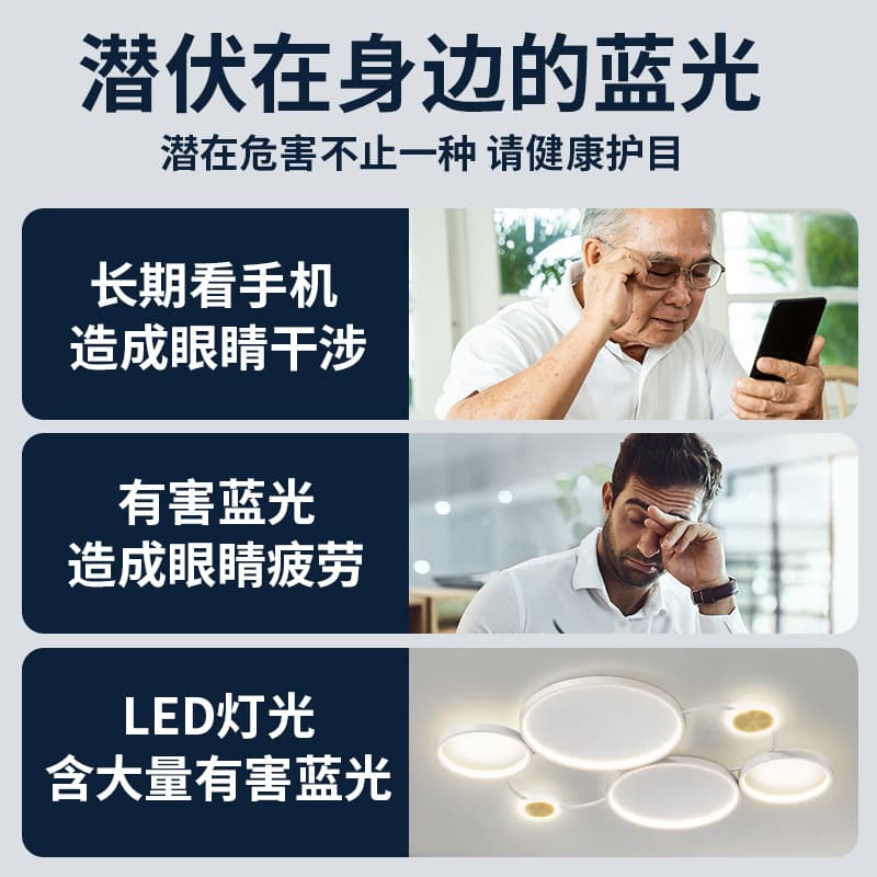 Popular anti-blue light far and near dual-use progressive multi-focus pure titanium ultra-light high-definition eye protection manufacturer wholesale reading glasses 5