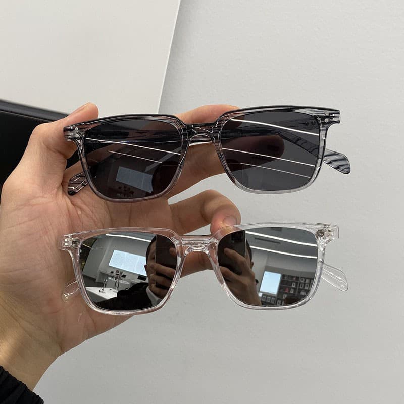 Classic high-end small-frame sunglasses for men, anti-UV colorful sunglasses for women, slimming sunglasses for large faces 2