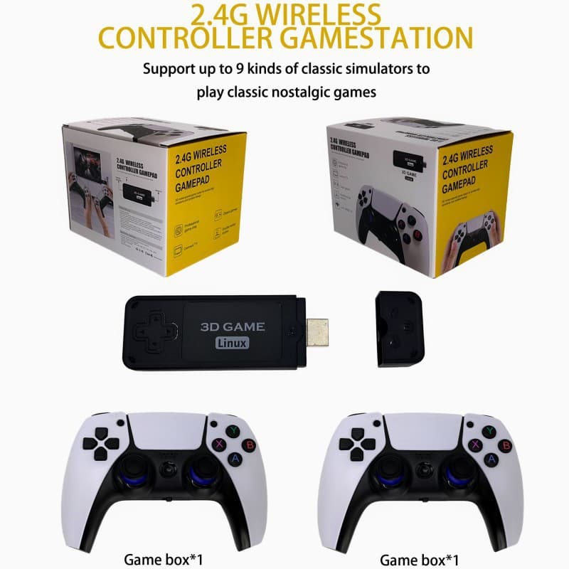 Cross-border U9 Pro Game Console 4K HD 2.4G Wireless TV Console 2