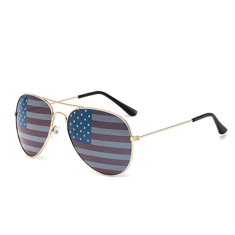 Manufacturer wholesale new 3026 spot flag sunglasses, prom party American flag glasses, classic sunglasses 3