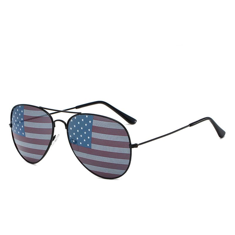 Manufacturer wholesale new 3026 spot flag sunglasses, prom party American flag glasses, classic sunglasses 5