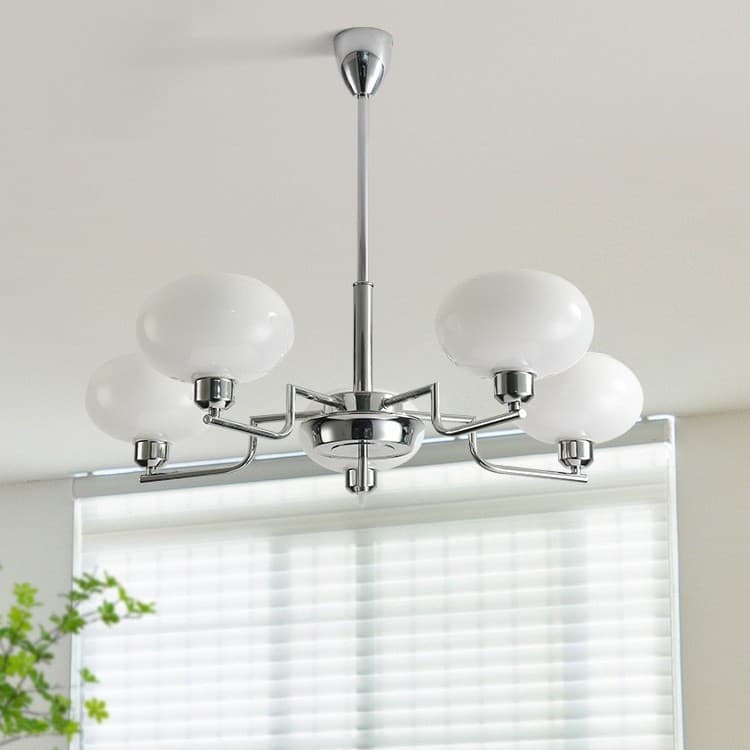 French light luxury living room chandelier Bauhaus retro cream medieval Nordic bedroom restaurant beauty salon shop lighting 5