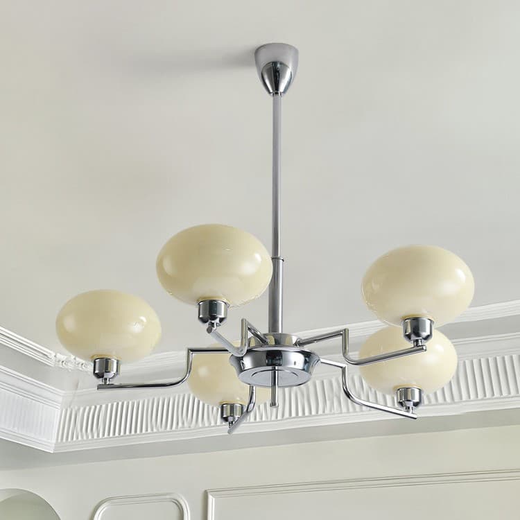 French light luxury living room chandelier Bauhaus retro cream medieval Nordic bedroom restaurant beauty salon shop lighting 1