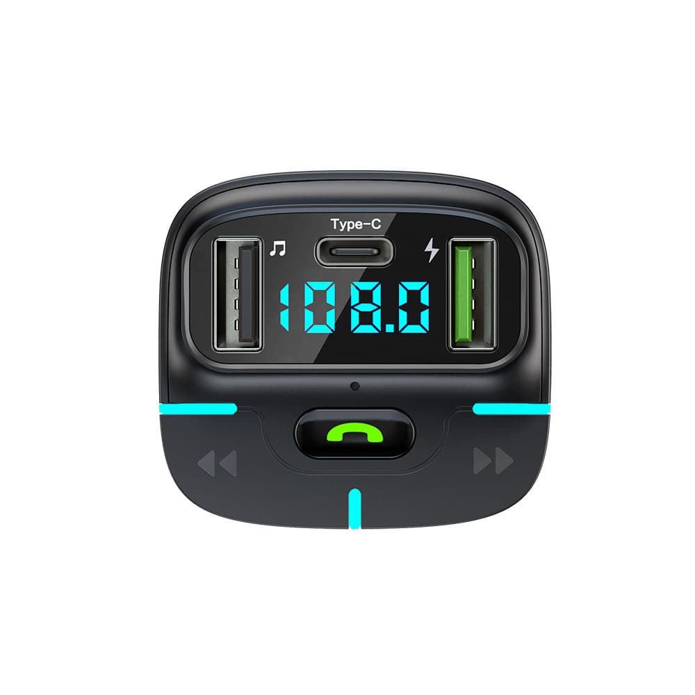 GZ03 new car mp3 bluetooth player car hands-free USB charging fm transmitter ambient light receiver 6