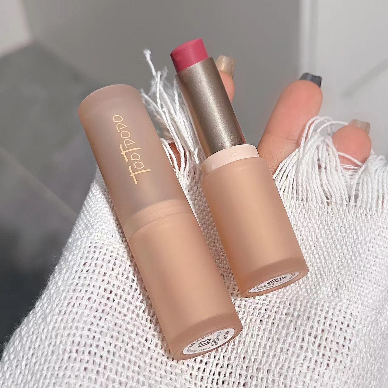 Toot Dodo~Air Mist Velvet Lipstick Enhances Complexion Long-lasting Non-stick Cup Soft Mist Matte Nude Lipstick 3