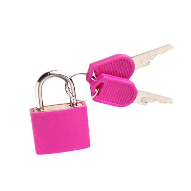 Luggage lock bag copper core padlock color small lock luggage bag cabinet lock student dormitory lock portable travel 6