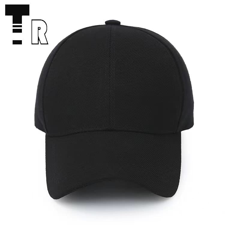 Mao Qing solid color light plate baseball cap large head circumference adjustable peaked cap casual sun protection sunshade face display small pliers buckle 4