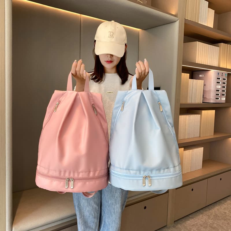 Dry and wet separation fitness bag women's swimming yoga short-distance lightweight travel bag luggage small bag training sports backpack 1
