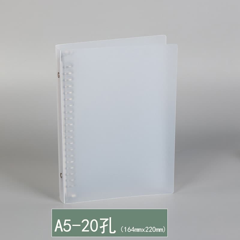 B59 hole 26 hole frosted twill loose-leaf folder A56 hole 20 hole removable shell loose-leaf notebook is available 9