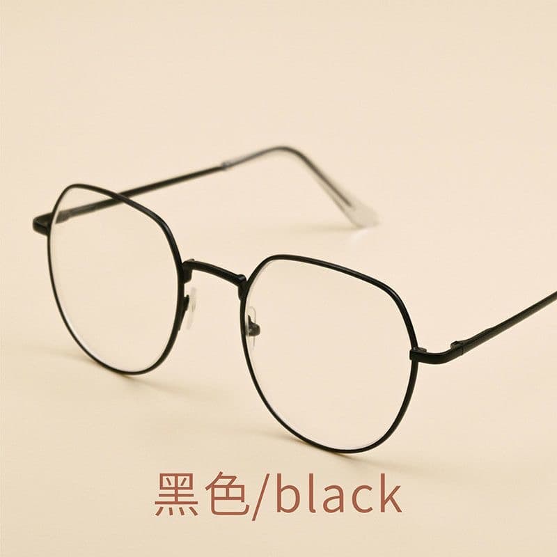 Anti-blue light and anti-radiation computer glasses for men, eye protection, flat frames, women's myopia glasses with degree trends 4