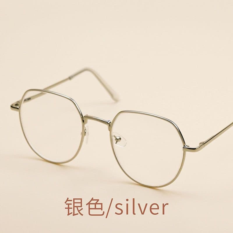 Anti-blue light and anti-radiation computer glasses for men, eye protection, flat frames, women's myopia glasses with degree trends 5