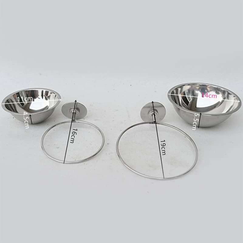 New parrot bird stainless steel food bowl food cup food bowl water cup feeding bowl basin cup birdcage accessories wholesale 5