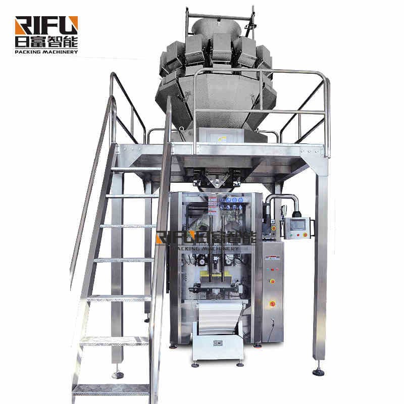 Fully automatic electronic scale granule packaging machine Nuts and cereals Peanuts, wolfberry, fungus, quick-frozen products packaging machine manufacturer 6
