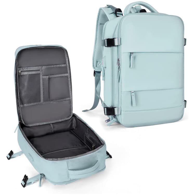 Now Amazon's new USB rechargeable large-capacity portable travel backpack multi-functional leisure storage bag 9