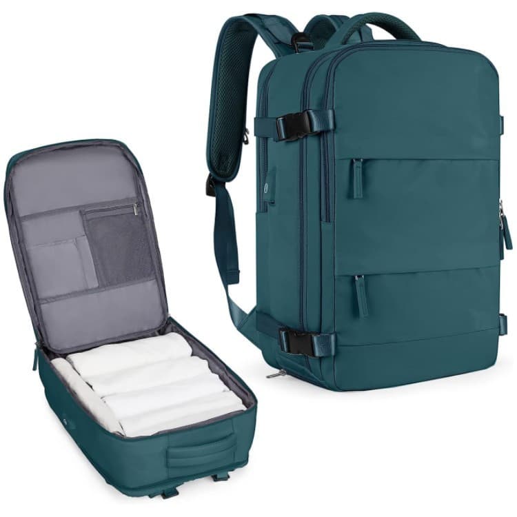 Now Amazon's new USB rechargeable large-capacity portable travel backpack multi-functional leisure storage bag 1