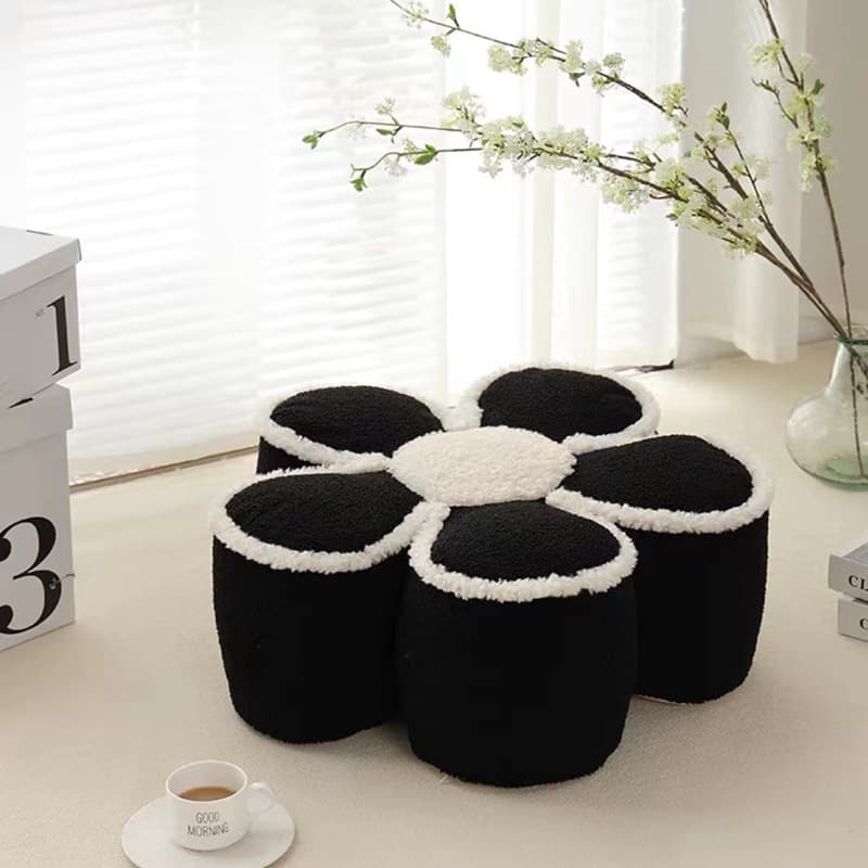 Home plush toy ornaments pp cotton plush cushion waist support chair office sedentary waist back bay window removable 7