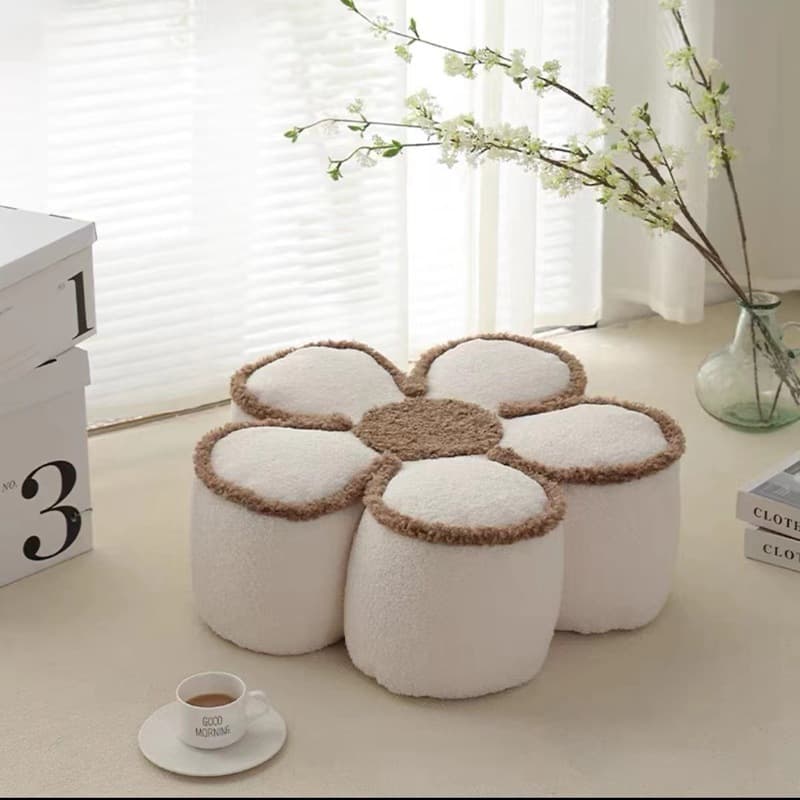 Home plush toy ornaments pp cotton plush cushion waist support chair office sedentary waist back bay window removable 8