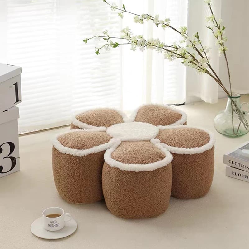 Home plush toy ornaments pp cotton plush cushion waist support chair office sedentary waist back bay window removable 10