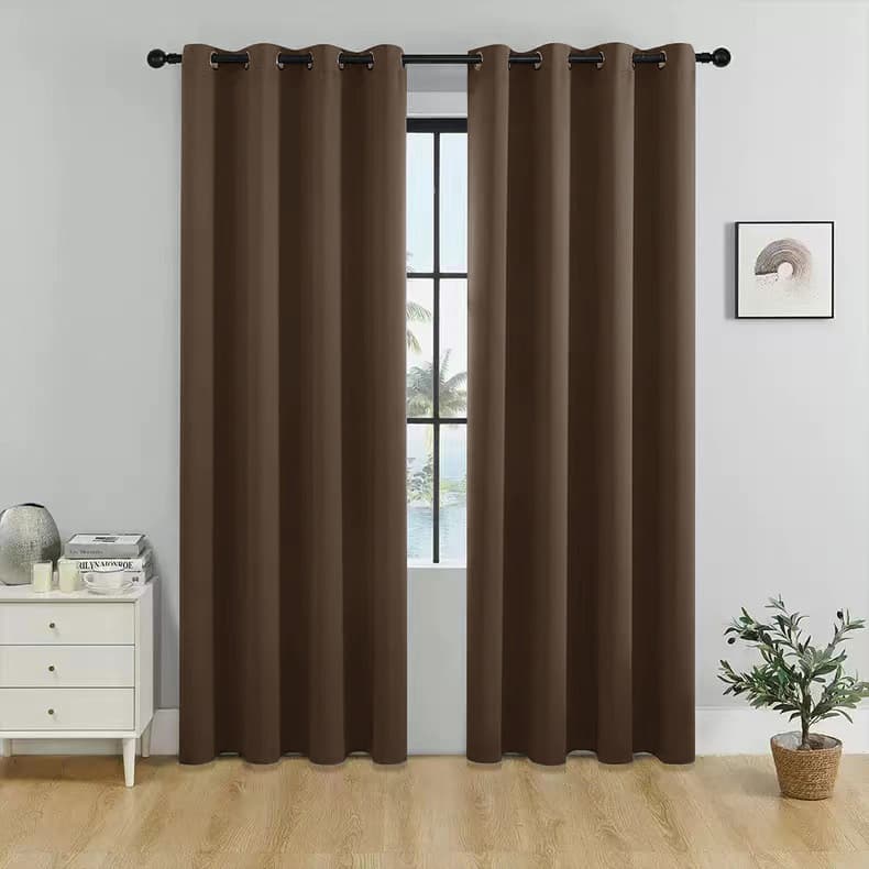 Amazon cross-border Shaoxing finished curtains with full blackout and sun protection high-precision foreign trade dropshipping curtains wholesale 8