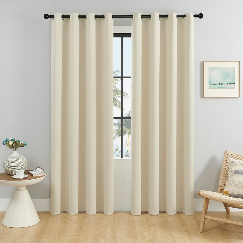 Amazon cross-border Shaoxing finished curtains with full blackout and sun protection high-precision foreign trade dropshipping curtains wholesale 10