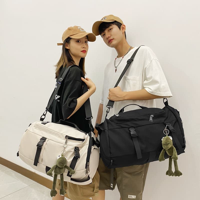 Short-distance travel bag portable backpack women's business trip luggage storage bag large capacity leisure sports fitness bag 3
