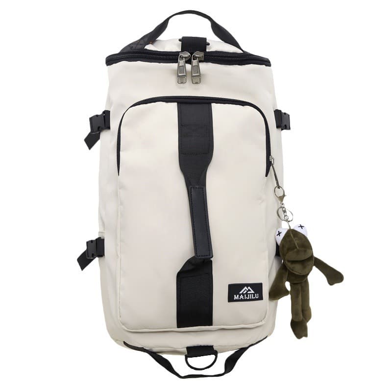 Short-distance travel bag portable backpack women's business trip luggage storage bag large capacity leisure sports fitness bag 6
