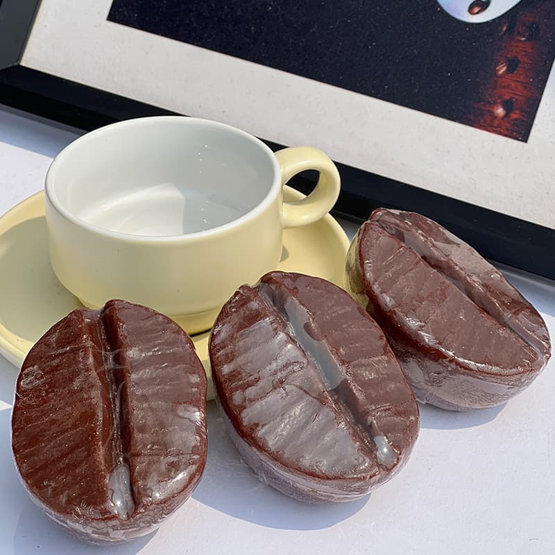 Cross-border e-commerce Southeast Asian coffee bean handmade soap plant tulip beauty soap fragrance long-lasting cleansing bath soap 4