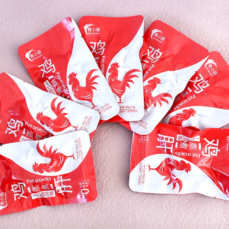 Steamed chicken liver wholesale pet snacks wet food package chicken heart feed dog and cat meal dog nutrition cat food food 4