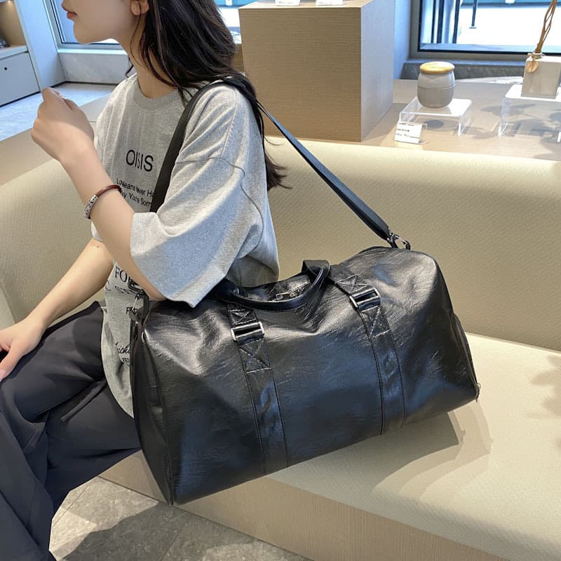 Travel bag, long and short distance luggage bag, fitness bag, men's backpack, business trip portable sports bag, large capacity crossbody bag, women's 4