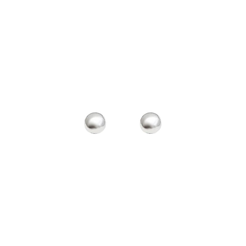 Ball screw screw Internet celebrity Doudou earrings 2024 new round bead ear bone set small and cold style simple earrings 6