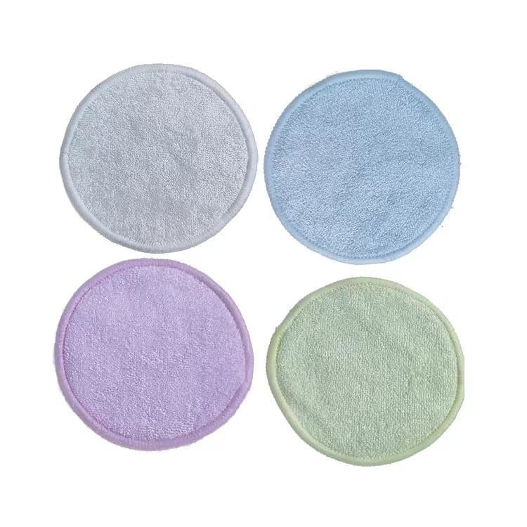 Amazon Bamboo Fiber Makeup Remover Pads Reusable Round Bamboo Cotton Velvet Bamboo Charcoal Fiber Makeup Remover Pads 7