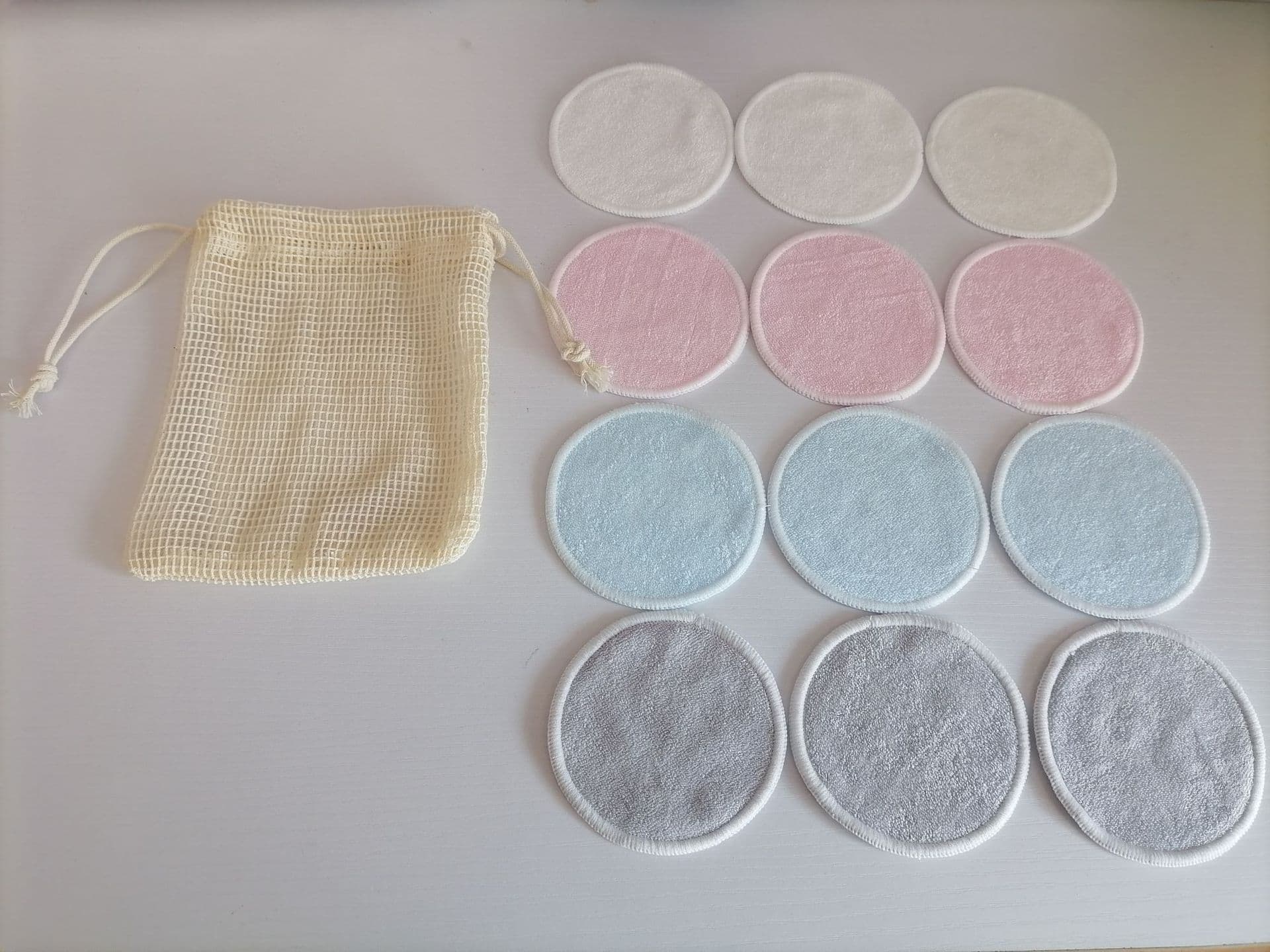 Amazon Bamboo Fiber Makeup Remover Pads Reusable Round Bamboo Cotton Velvet Bamboo Charcoal Fiber Makeup Remover Pads 8
