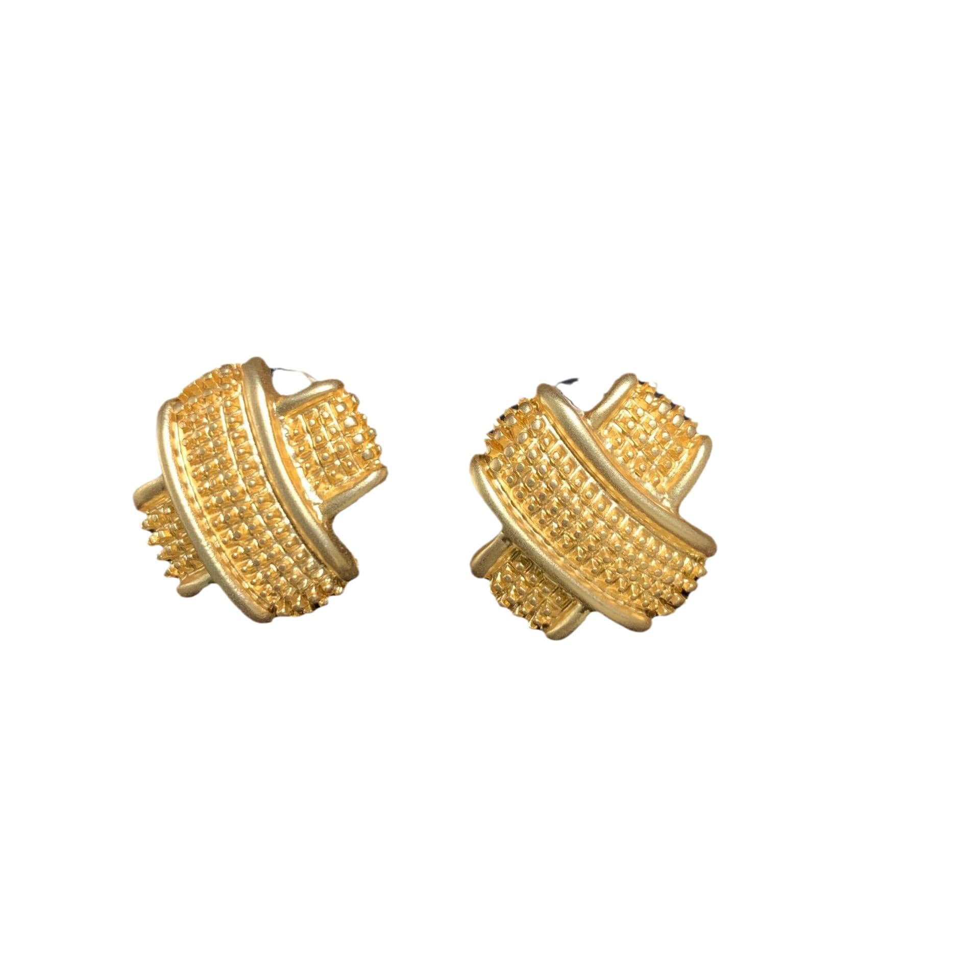 Qingdao Middle Ages, European and American style niche design, pure copper earrings, everyday wearable earrings 6