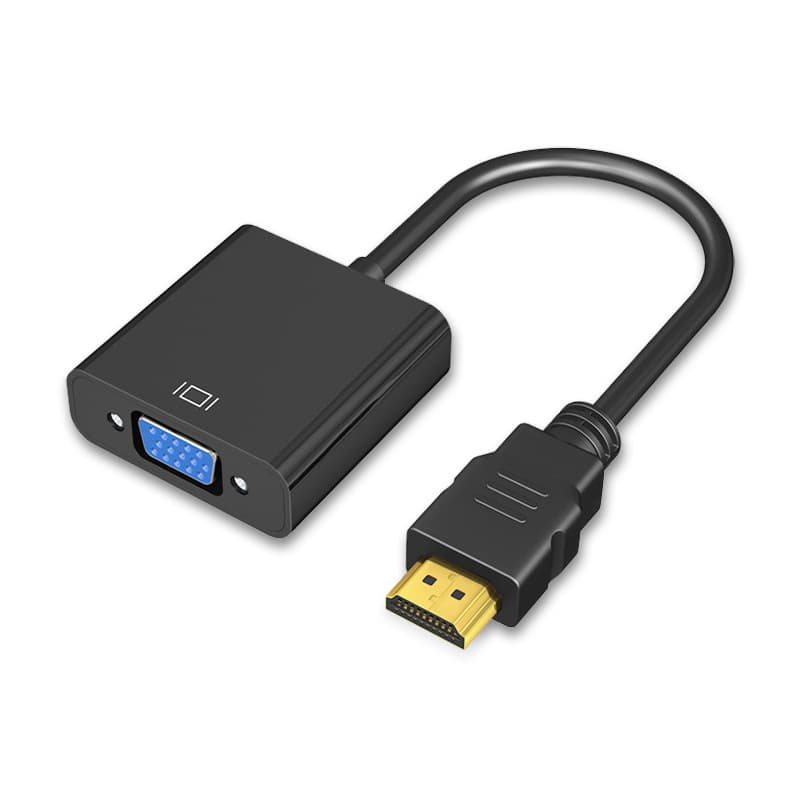 HDMI to VGA converter power supply converter notebook 1080p video flash hot selling hdmi to vga 6