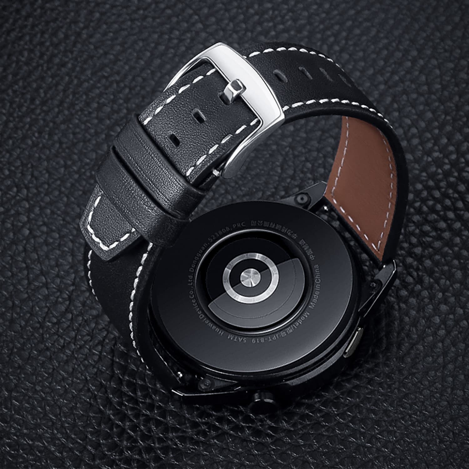 Ready stock suitable for Huawei watch strap, first-layer cowhide Watch GT3 Pro smart watch bracelet watch strap 8