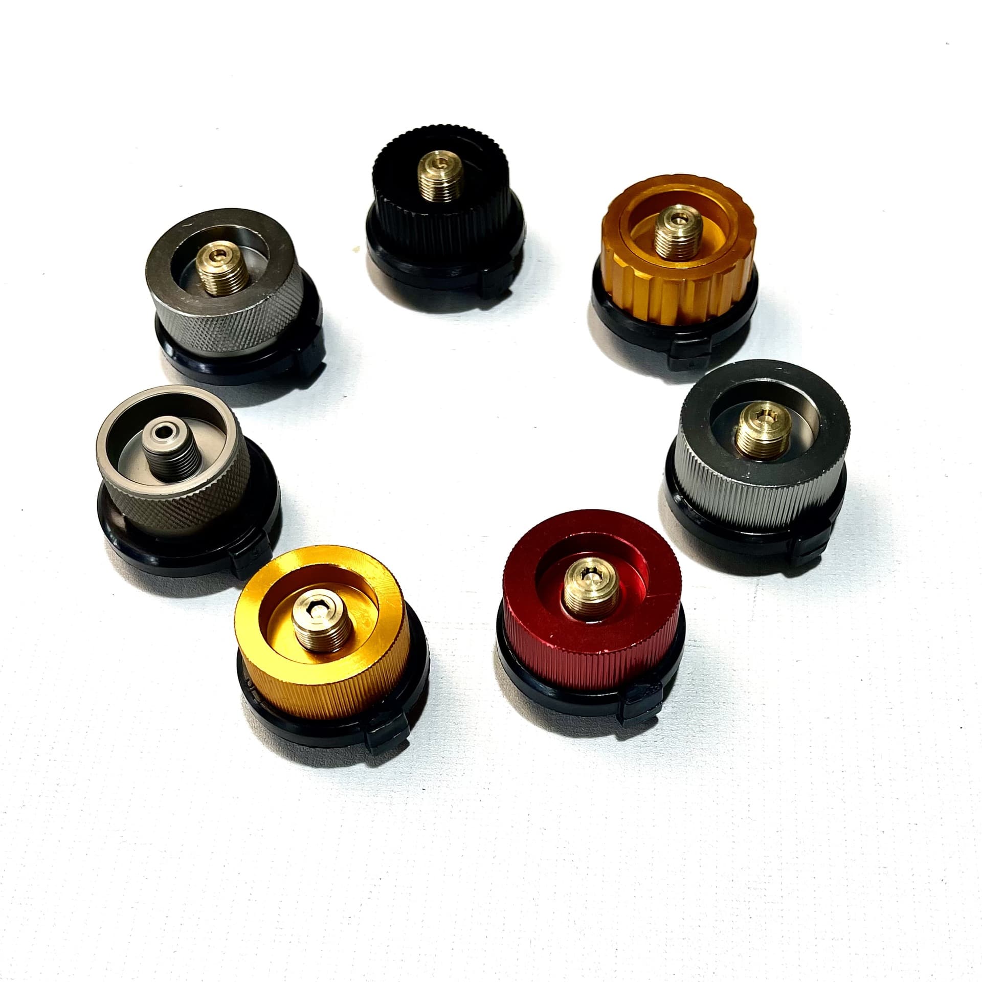 Outdoor cassette stove self-locking conversion head gas tank multi-functional camping stove converter stove stove gas tank adapter 5