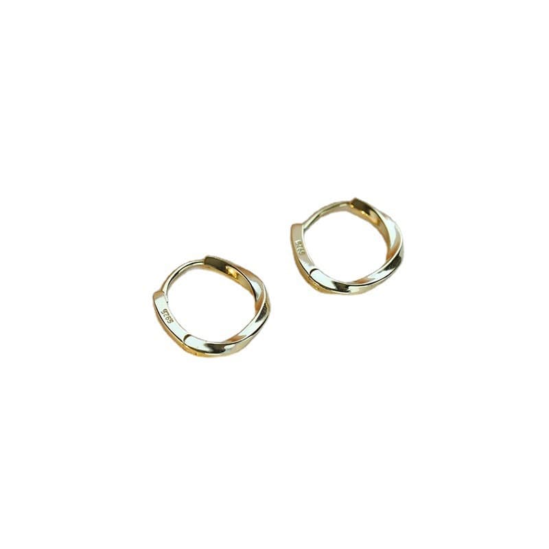 Pure silver ear buckle women's niche design 2023 new trendy earrings earrings high-end silver earrings to support pierced ears earrings 6