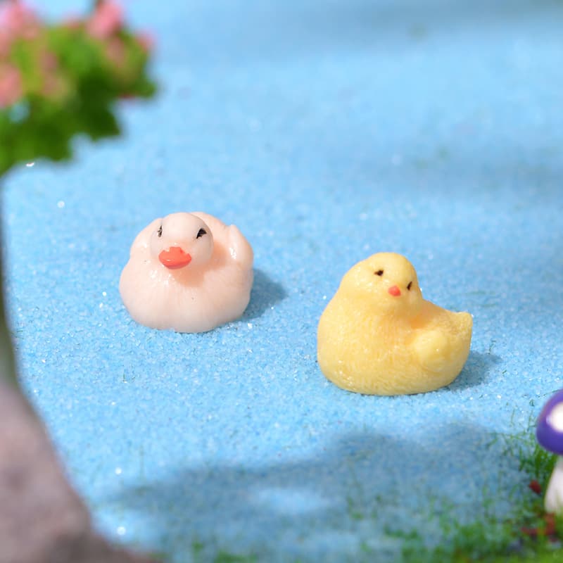 Cross-border mini cute little animal series, micro landscape gardening resin small ornaments, succulent potted small accessories 5
