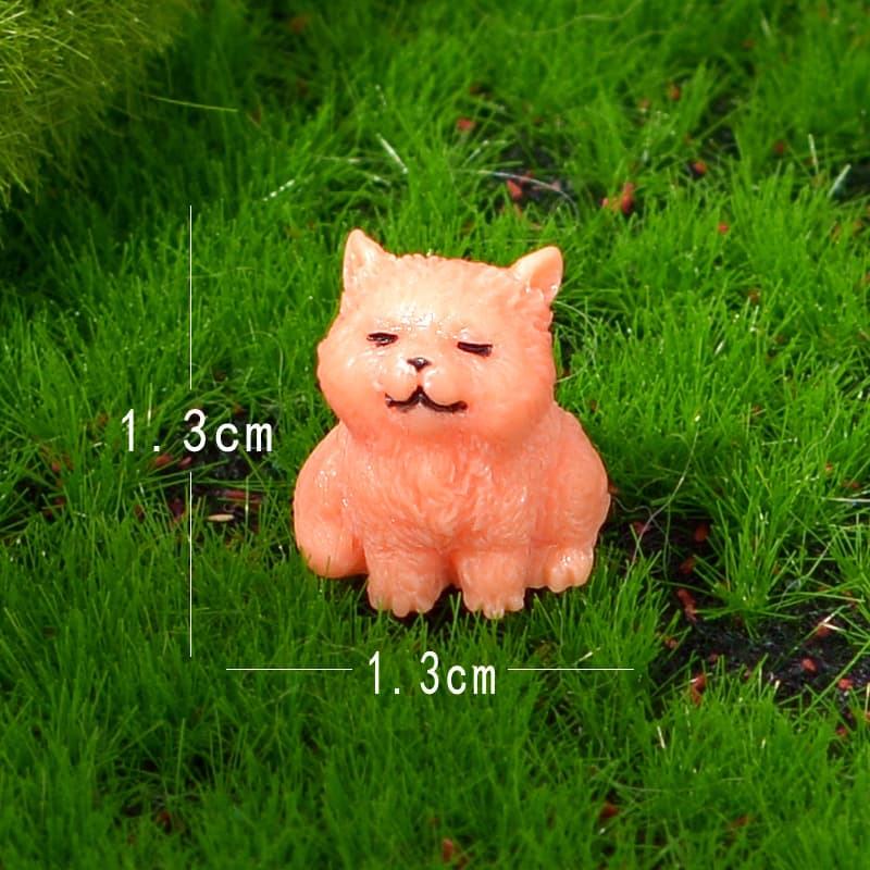 Cross-border mini cute little animal series, micro landscape gardening resin small ornaments, succulent potted small accessories 9
