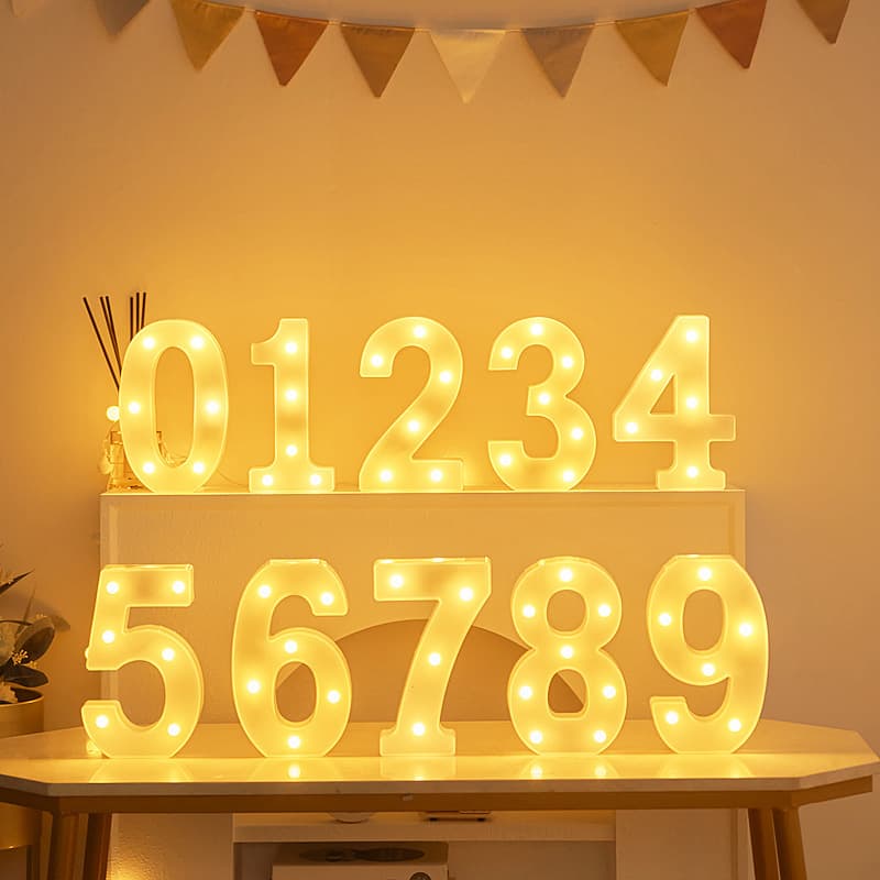 Letter lamp happy birthday scene layout decorative letter plate trunk Chinese Valentine's Day surprise proposal atmosphere light 5