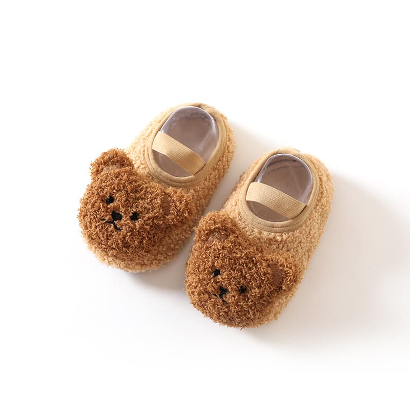 Floor socks baby baby shoes autumn and winter children's men's velvet thickened anti-slip soft bottom toddler home pure cotton newborn 10