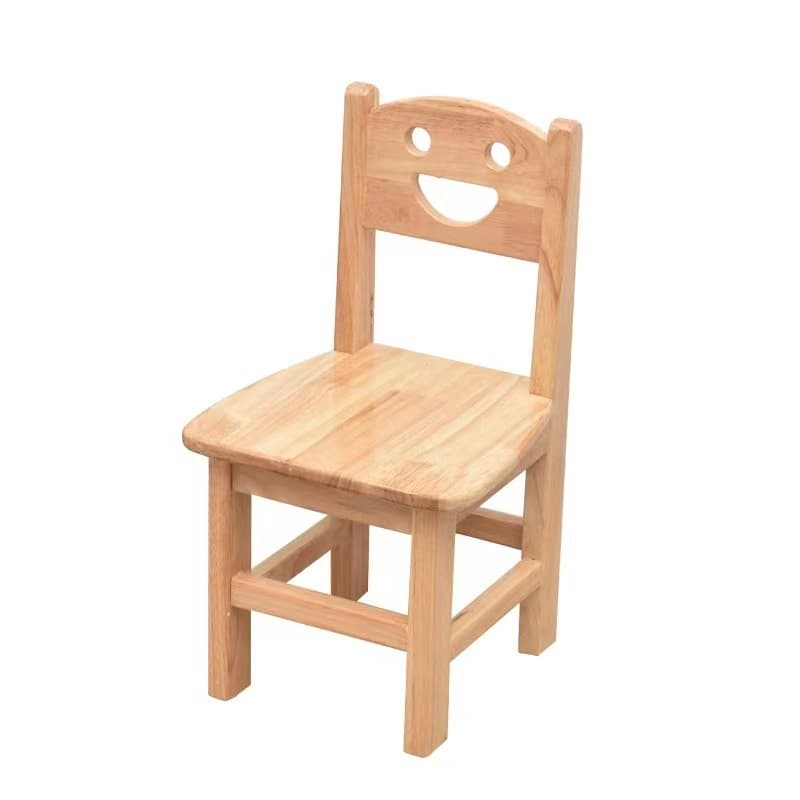 1 Kindergarten tables and chairs solid wood children's baby learning games toy table eating oak table long table cartoon table and chairs 8