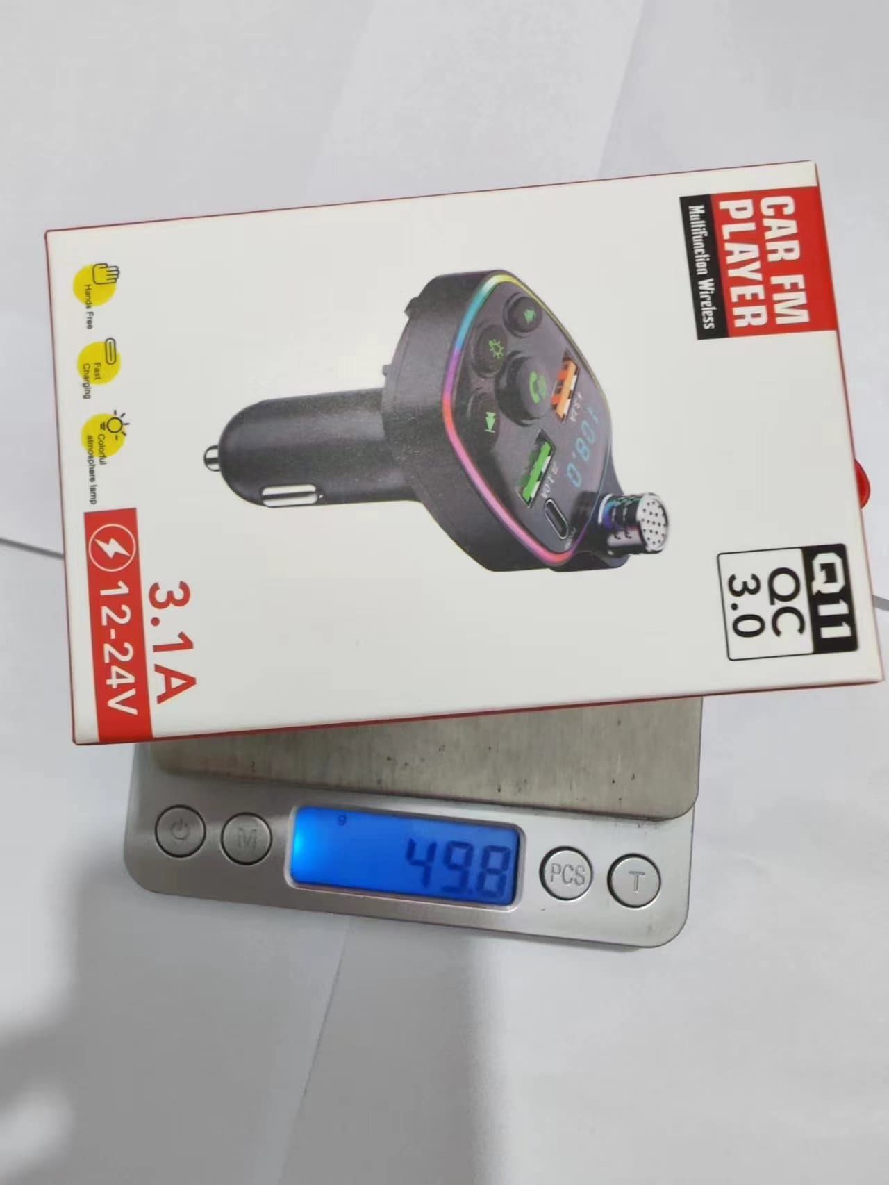 Q11 series car charger car charger fast charge bluetooth mp3 player FM car transmitter car charger car charging 9
