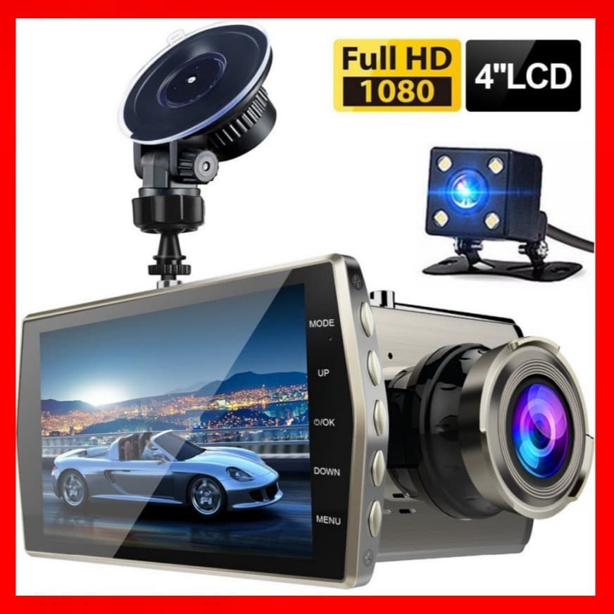 H87 cross-border 4-inch zinc alloy driving recorder high-definition dual lens cross-border driving record of Vietnam's popular car 3