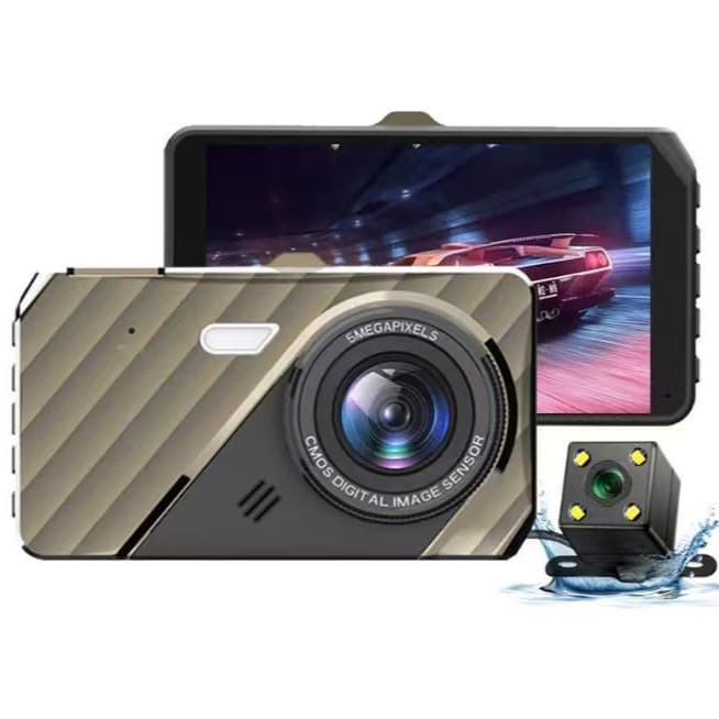 H87 cross-border 4-inch zinc alloy driving recorder high-definition dual lens cross-border driving record of Vietnam's popular car 4