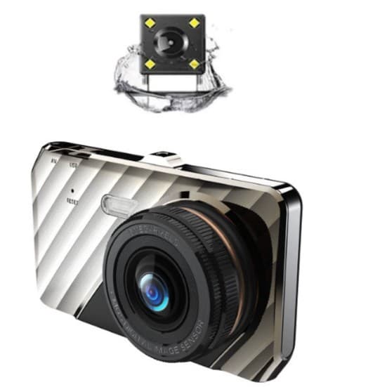 H87 cross-border 4-inch zinc alloy driving recorder high-definition dual lens cross-border driving record of Vietnam's popular car 6